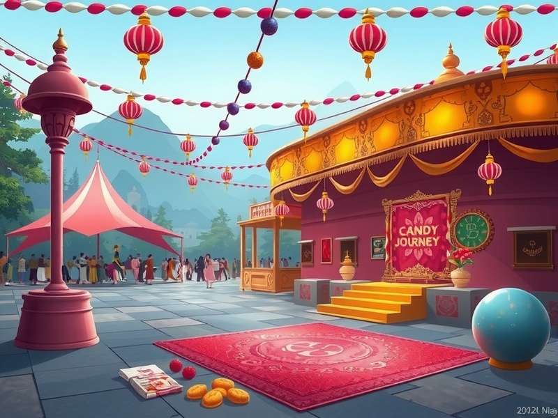 Tasty Candy Journey Indian festival level